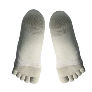Work Assist Arch Power Support Ankle 5-Toe Sock white detail