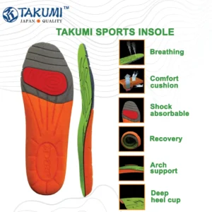 Takumi Premium Arch Support Sport Insole key features