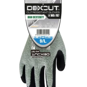 WG-787 DEXCUT cut-resistant work gloves packaging